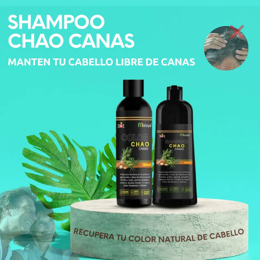 SHAMPOO CHAO CANAS +TRATAMIENTO - 50% OFF